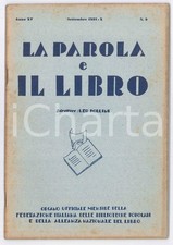 1932 MILANO - LA PAROLA E IL