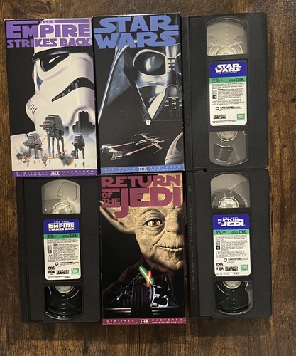 Star wars trilogy vhs tapes - wars,