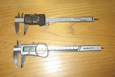 2x Calibro digitale LCD Borletti 150 mm Vernier caliper