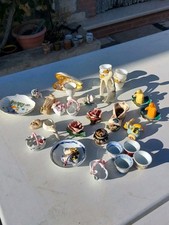 Lotto Misto Oggetti In Porcellana Capodimonte E Altri Oggettini Bomboniere Ecc