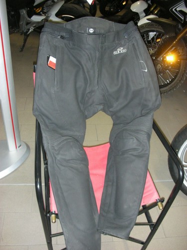 Pantalone moto pelle - in, axo