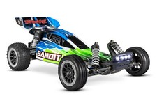 TRAXXAS BANDIT 2WD BUGGY 24054-61 GRN Automodello Elettrico Telecomandato Brushe