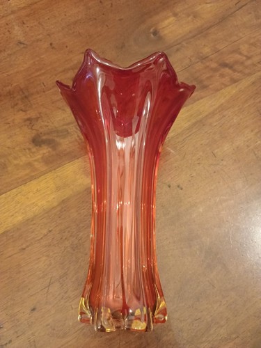 Vaso murano rosso - murano,