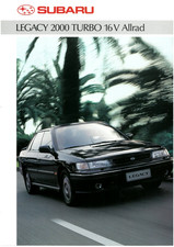Brochure Subaru Legacy 2000