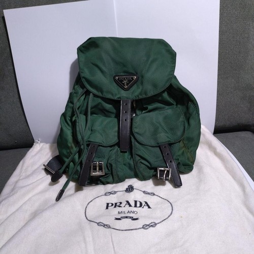 Prada mini zaino khaki - mini,