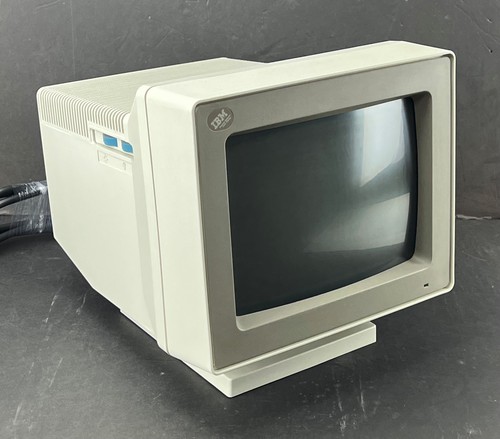 Monitor crt vintage ibm - vintage,