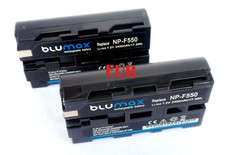 2x Batteria BLUMAX Ricambio SONY NP-F550 NPF550 NP-F330 NP-F530 NP-F570 NP-F750