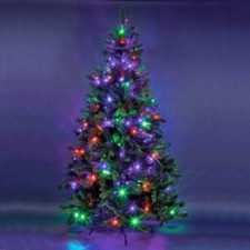 Mantello Rete Minilucciole Per Albero Di Natale 240 Luci Led Multicolore dfh
