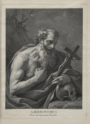 Incisione san girolamo - di,