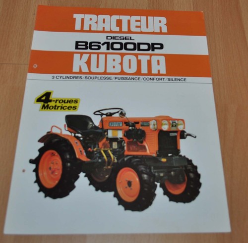 Brochure giapponese trattore