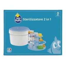 STERILIZZATORE PER MICROONDE E A FREDDO-PROTEZIONE BIBERON ALLATTAMENTO NEONATI