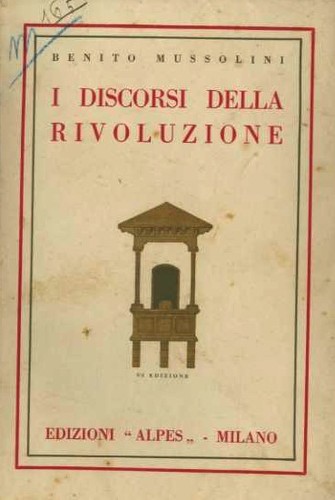 Discorsi della rivoluzione - i, rivoluzione.