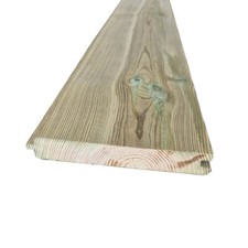 Perlina in legno di pino impregnato - Doghe ad incastro A/B spessore 2 x 15 cm