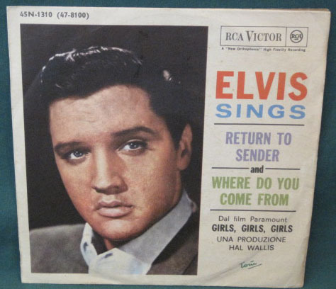 Elvis presley return sender - elvis,