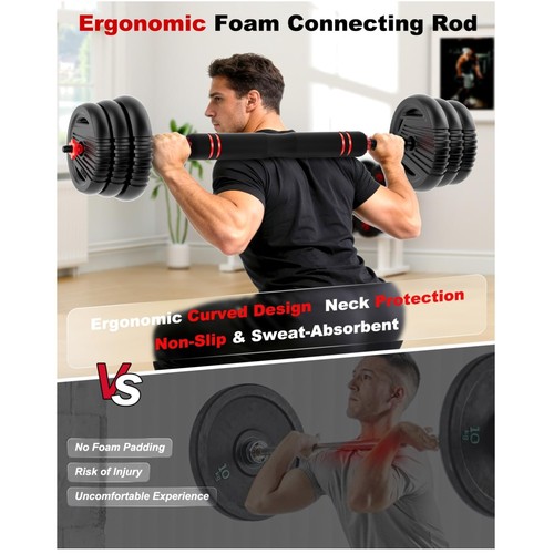 Adjustable dumbbells set - dumbbells,
