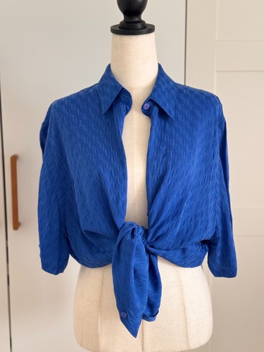 Camicia vintage blu - , cobalto