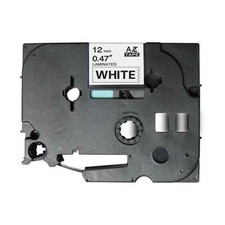 Nastro Compatibile Brother TZE-231 TZE231 12mm 8 metri Nero su Bianco