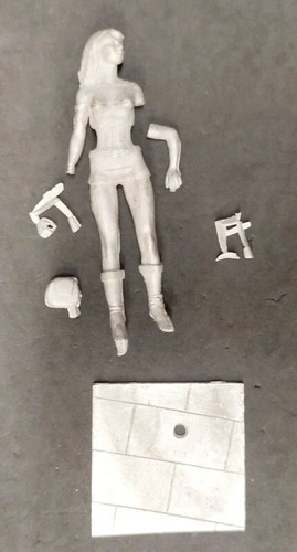 Woman figure 80mm metal - woman,