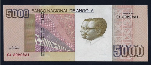Portogallo angola 5000 kwanzas - portogallo,