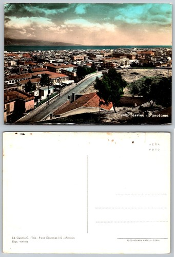 Cartolina epoca messina - cartolina, d'epoca