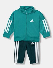 Tuta Bambino Adidas Essentials 3-Stripes - Verde