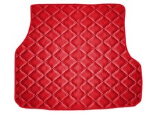 Rosso EcoPelle Trapuntata Tappeto bagagliaio per VW Passat B4 SW 1988-1997