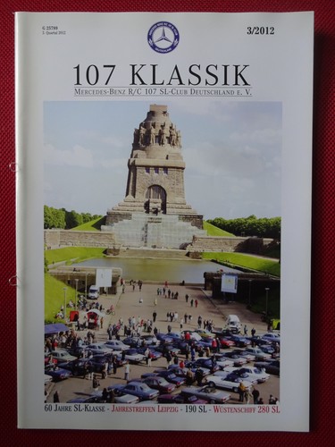Mercedes 107 club giornale - sl,