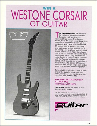 Chitarra elettrica westone - chitarra,