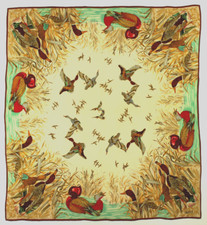 Magnifique foulard vintage  "