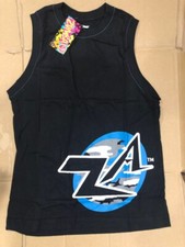 Canotta top da donna fitness Zumba palestra allenamento racerback nera taglia 8 10NUOVA