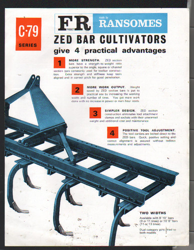 Ransomes zed bar - "c-79",