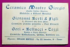 FIRENZE,MASTRO GIORGIO CERAMICHE-PUBBLICITA' PRIMI 900-63857