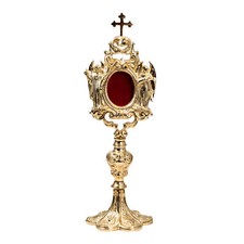 Squisito reliquiario dorato