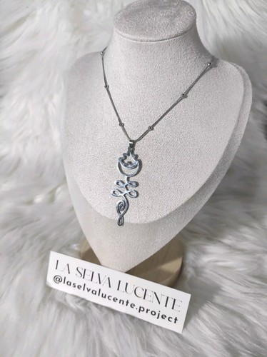 Collana artigianale fior - collana,