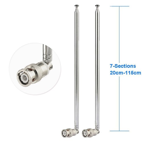 Antenna telescopica vhf uhf - 2x,