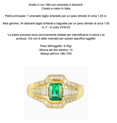Anello carati oro - -,