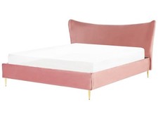 Letto con rete a doghe velluto