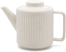 Teiera in Porcellana Bianca