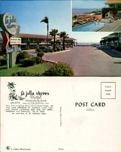 Cartolina jolla shores - la,