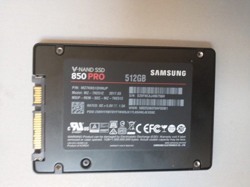 Samsung 850 pro 512gb ssd - 512gb,