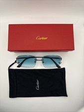 NUOVISSIMA lente Cartier Big C taglio diamante verde senza montatura Ct00920