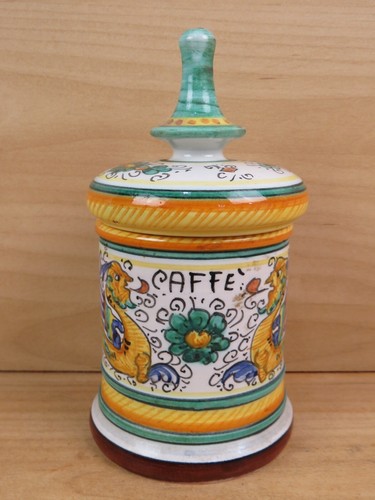 Vecchio barattolo per - barattolo, caffe'