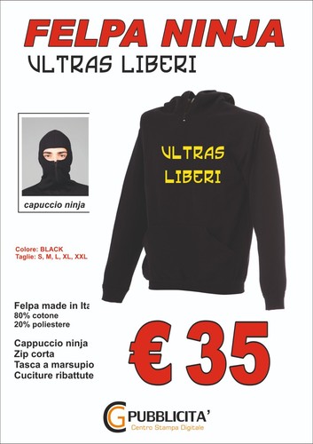 Felpa ninja stadio - ninja, scritta