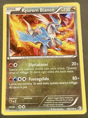 Pokemon kyurem bianco holo - pokemon,