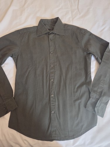 Camicia uomo cotone verde