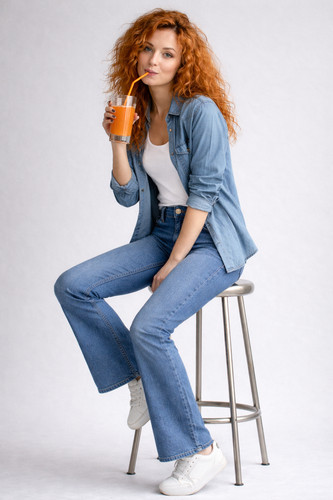Jeans donna ragazza lee zip - jeans,