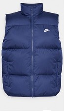 Piumino Nike Sportswear Club Puffer vest Smanicato Gilet Uomo Blu  XS