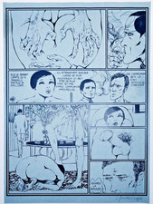 Guido crepax signed - crepax, silkscreen