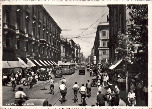 Palermo via roma filobus - via,