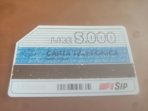 Carta telefonica sip - carta,